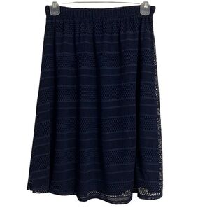 SJS Navy Skirt Ladies Women Size Small